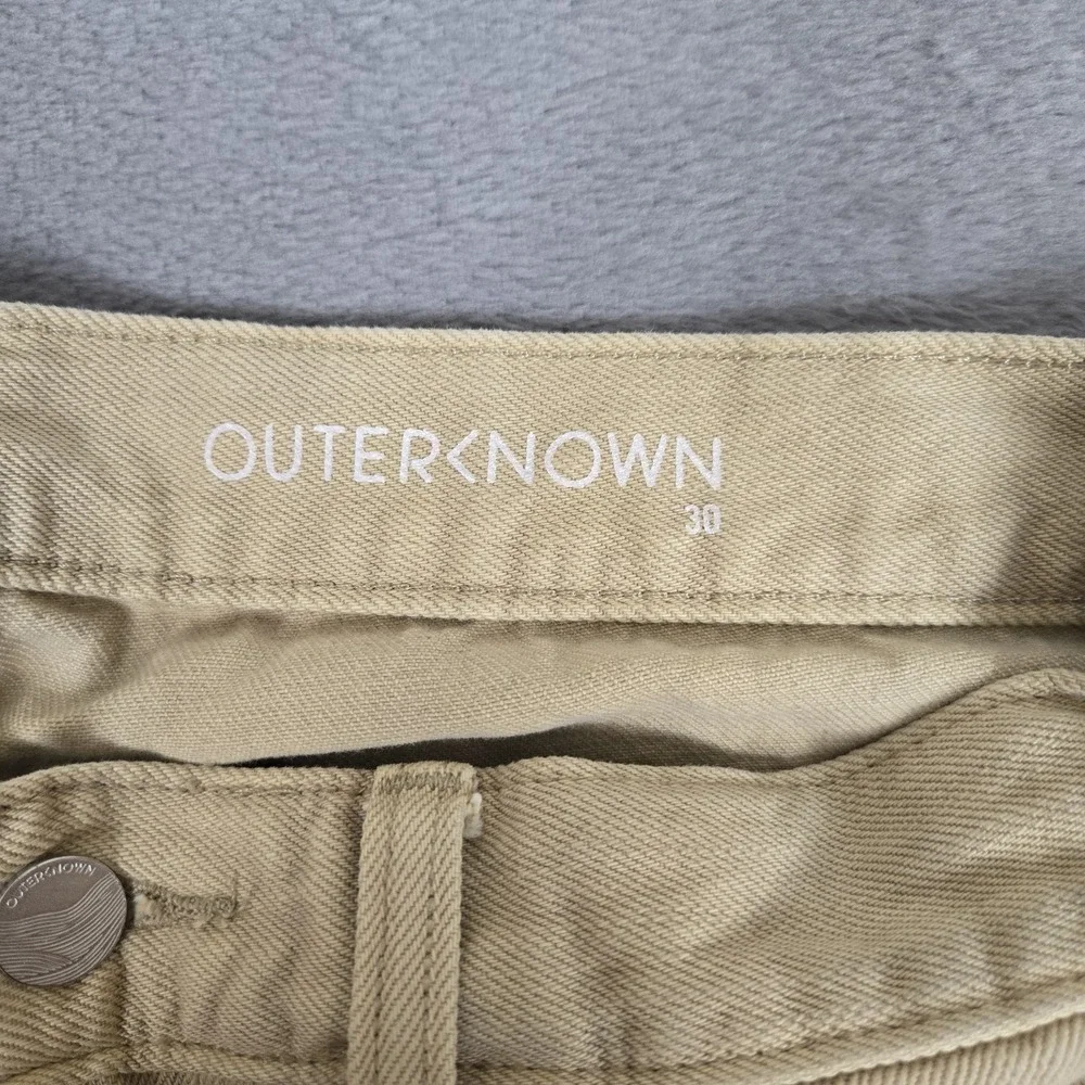 Outerknown SEA Jeans Mens 30x32 Tan Drifter Tapered Fit 5 Pocket Preppy Classic‎